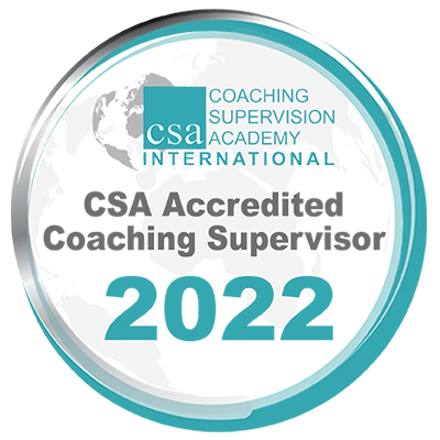 CSA Accredited Coaching Supervisor 2022 badge